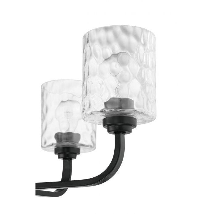 Craftmade - 54224-FB - Four Light Chandelier - Collins - Flat Black