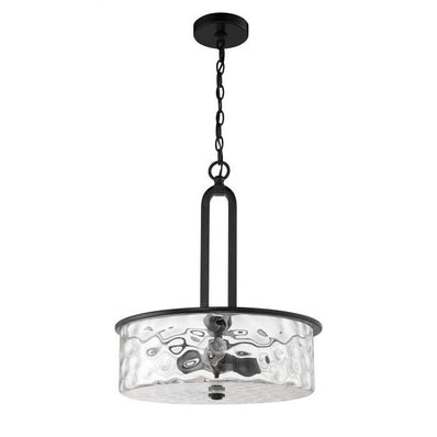 Craftmade - 54293-FB - Three Light Pendant - Collins - Flat Black