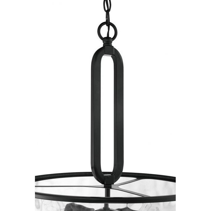 Craftmade - 54293-FB - Three Light Pendant - Collins - Flat Black