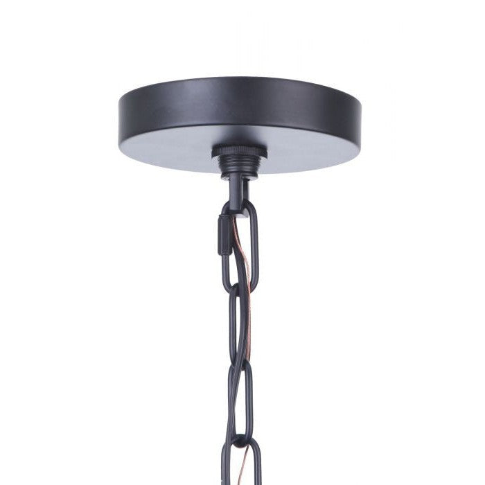 Craftmade - 54326-FB - Six Light Chandelier - Larrson - Flat Black