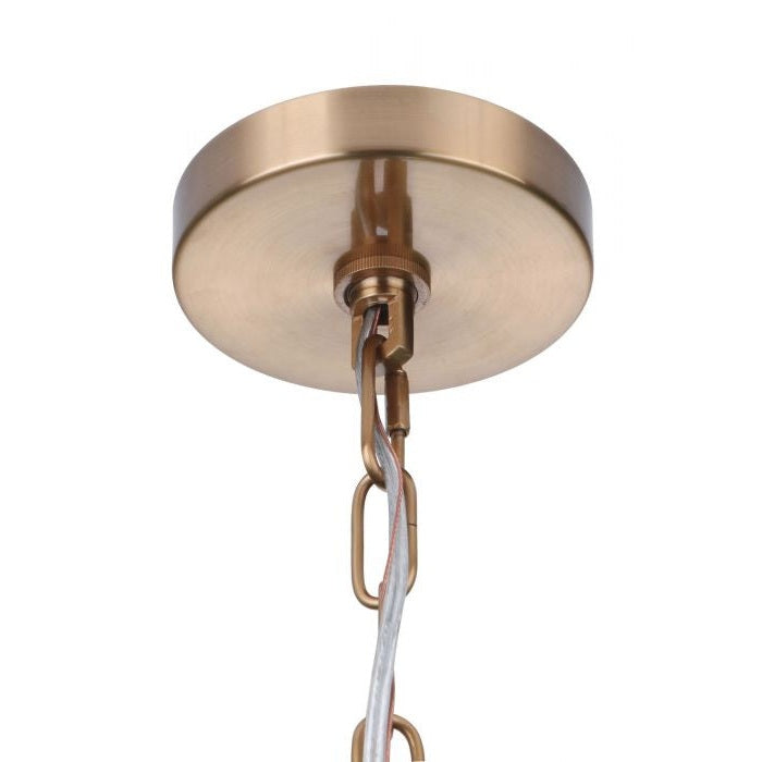Craftmade - 54326-SB - Six Light Chandelier - Larrson - Satin Brass