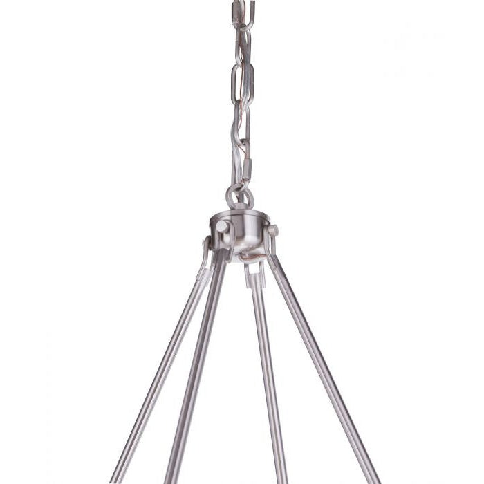 Craftmade - 54328-BNK - Eight Light Chandelier - Larrson - Brushed Polished Nickel
