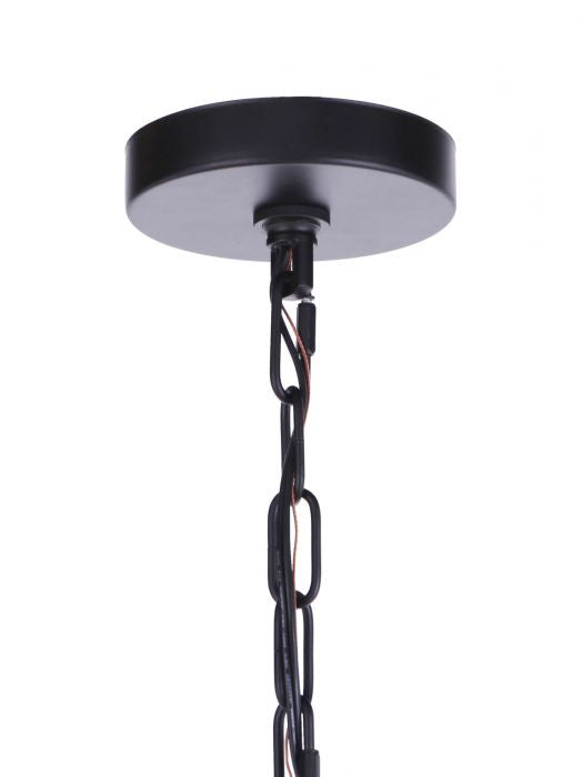 Craftmade - 54328-FB - Eight Light Chandelier - Larrson - Flat Black