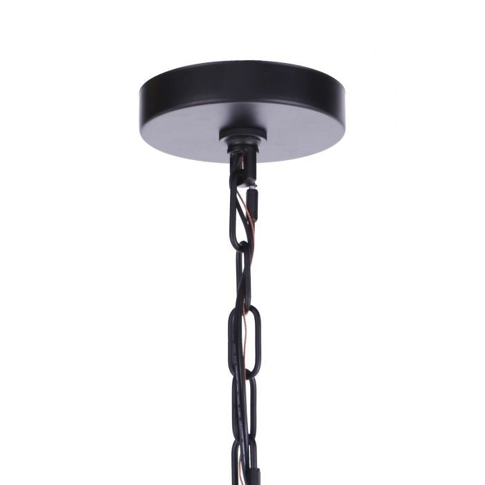 Craftmade - 54328-FB - Eight Light Chandelier - Larrson - Flat Black