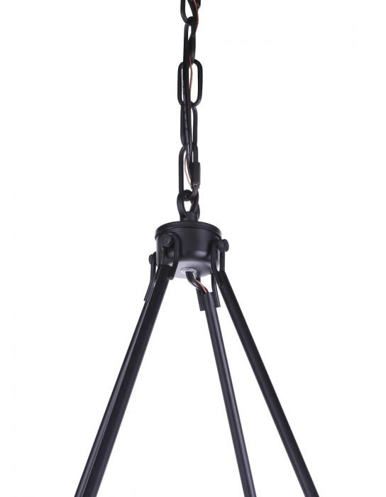 Craftmade - 54328-FB - Eight Light Chandelier - Larrson - Flat Black