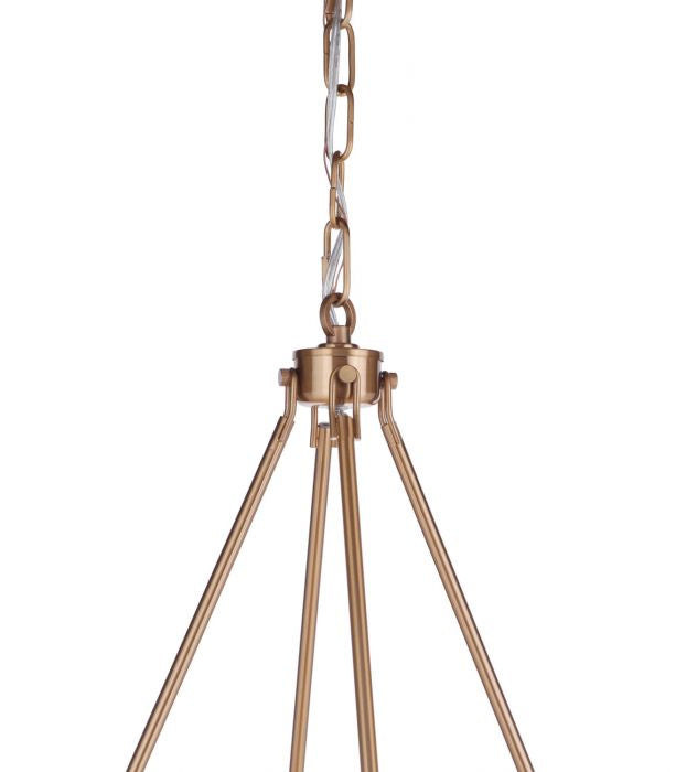 Craftmade - 54328-SB - Eight Light Chandelier - Larrson - Satin Brass