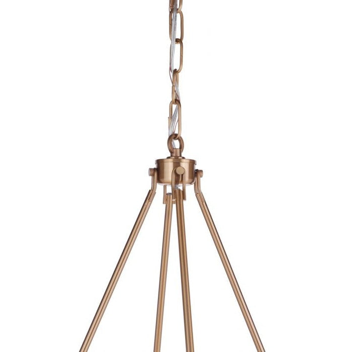 Craftmade - 54328-SB - Eight Light Chandelier - Larrson - Satin Brass