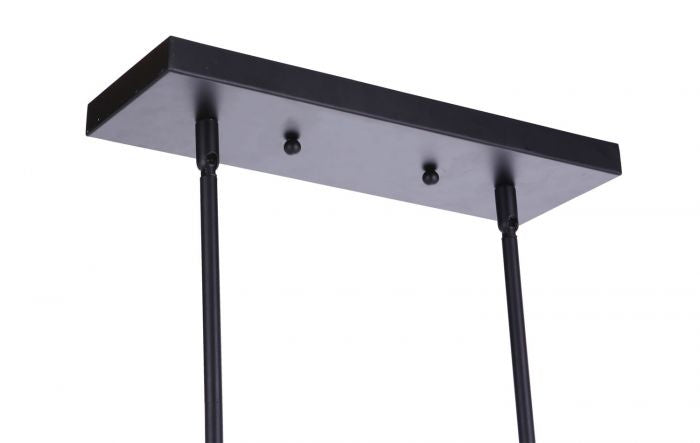 Craftmade - 54378-FB - Eight Light Island Pendant - Larrson - Flat Black