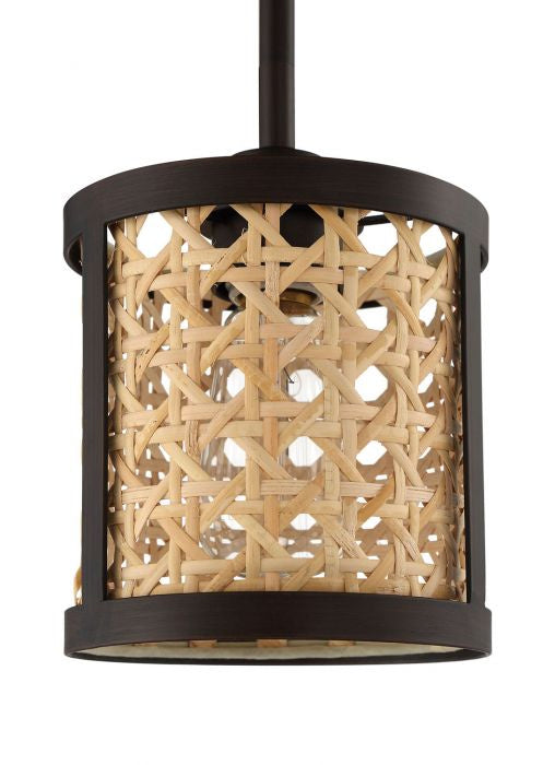 Craftmade - 54591-ABZ - One Light Mini Pendant - Malaya - Aged Bronze Brushed