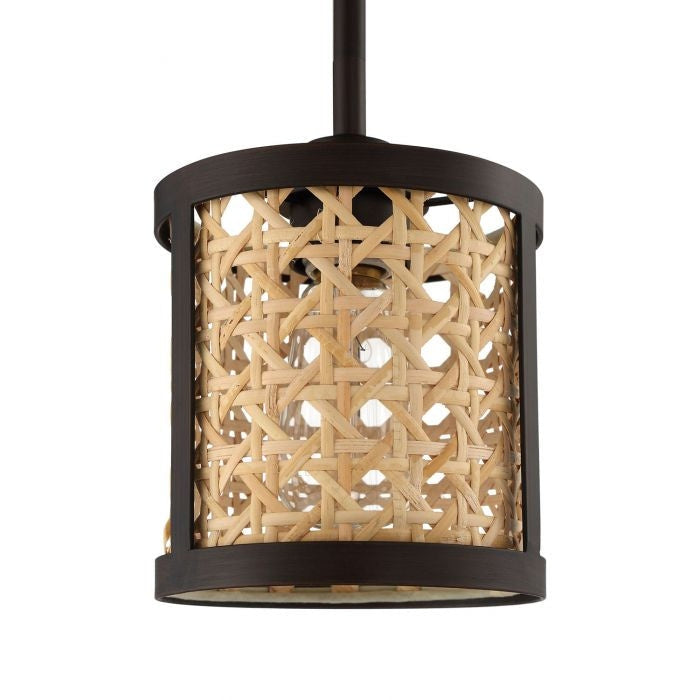 Craftmade - 54591-ABZ - One Light Mini Pendant - Malaya - Aged Bronze Brushed