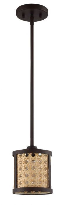 Craftmade - 54591-ABZ - One Light Mini Pendant - Malaya - Aged Bronze Brushed