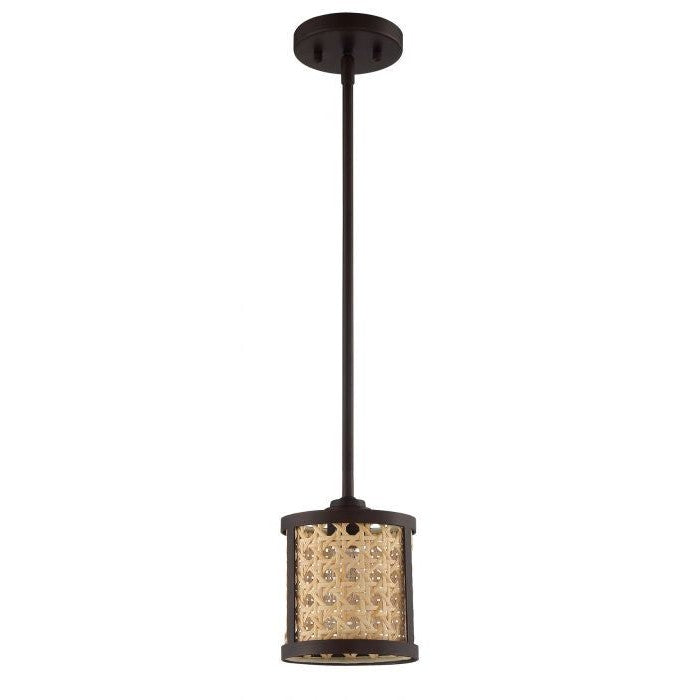 Craftmade - 54591-ABZ - One Light Mini Pendant - Malaya - Aged Bronze Brushed