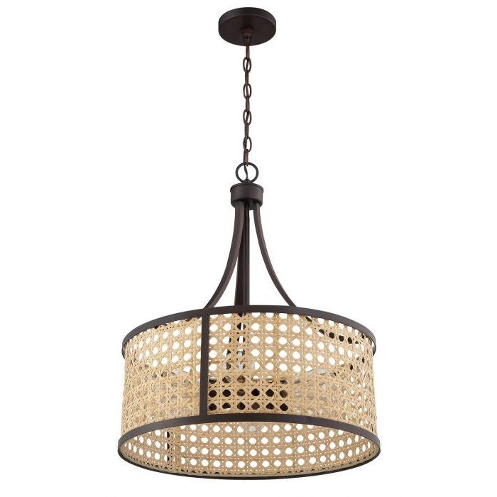 Craftmade - 54596-ABZ - Six Light Pendant - Malaya - Aged Bronze Brushed