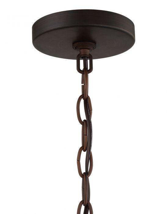 Craftmade - 54596-ABZ - Six Light Pendant - Malaya - Aged Bronze Brushed