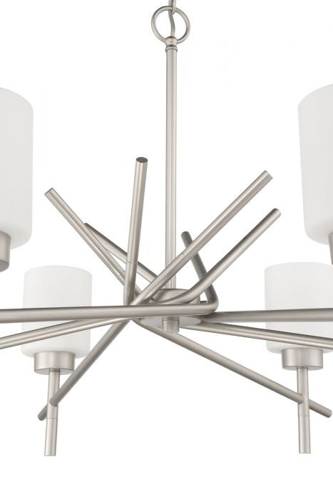 Craftmade - 54626-SN - Six Light Chandelier - Cadence - Satin Nickel