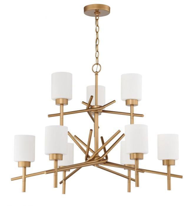 Craftmade - 54629-SG - Nine Light Chandelier - Cadence - Soft Gold