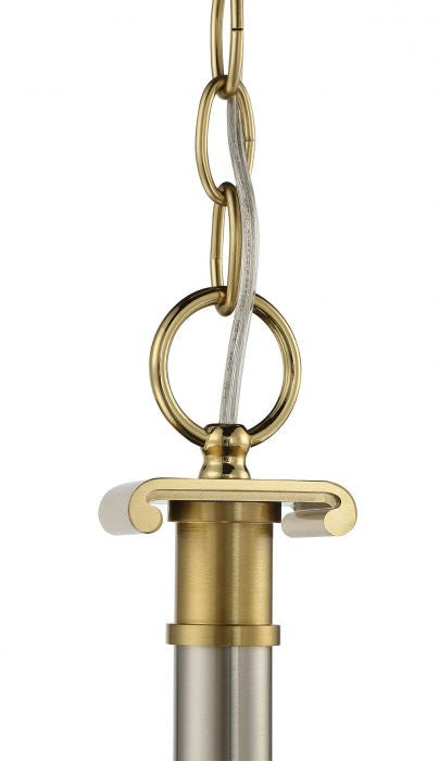 Craftmade - 54826-BNKSB - Six Light Chandelier - Stanza - Brushed Polished Nickel/Satin Brass