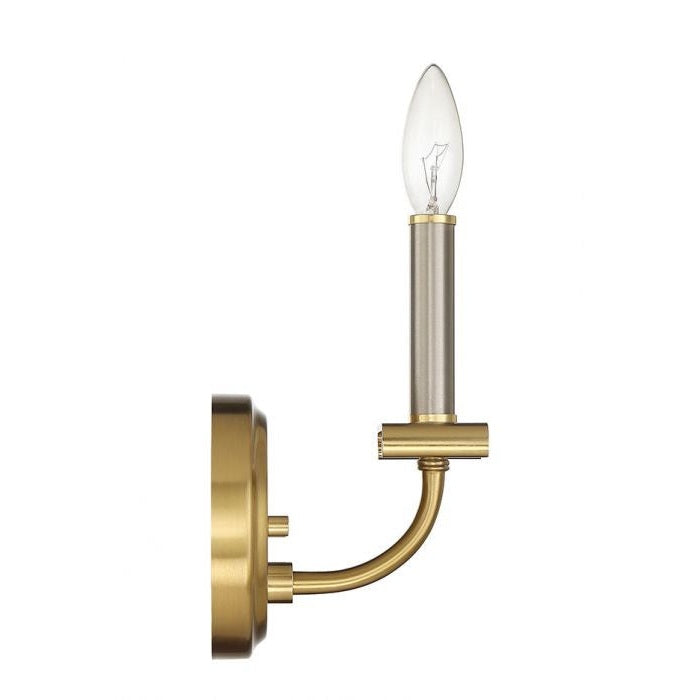 Craftmade - 54861-BNKSB - One Light Wall Sconce - Stanza - Brushed Polished Nickel/Satin Brass