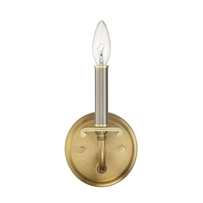 Craftmade - 54861-BNKSB - One Light Wall Sconce - Stanza - Brushed Polished Nickel/Satin Brass