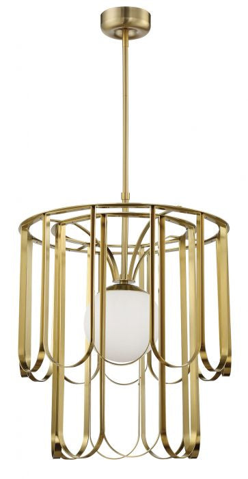Craftmade - 54991-SB - One Light Pendant - Melody - Satin Brass
