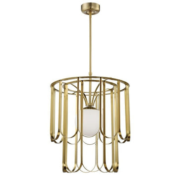 Craftmade - 54991-SB - One Light Pendant - Melody - Satin Brass