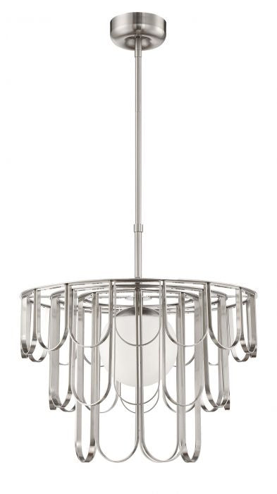 Craftmade - 54992-BNK - One Light Pendant - Melody - Brushed Polished Nickel