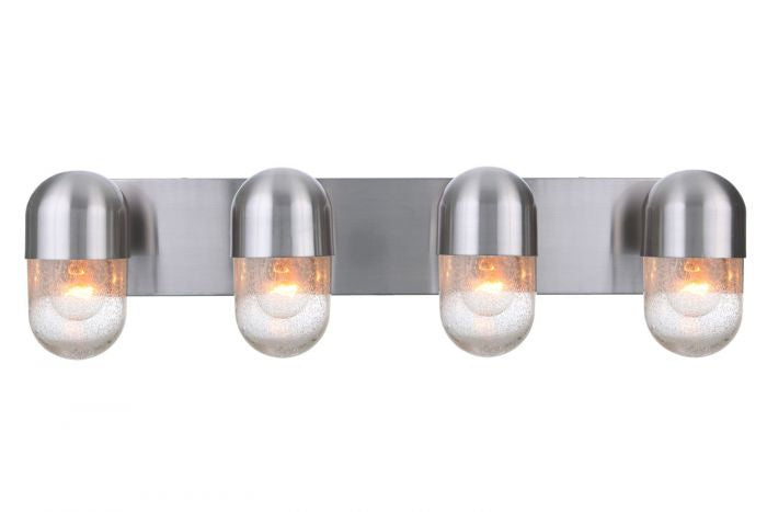 Craftmade - 55004-BNK - Four Light Vanity - Pill - Brushed Polished Nickel