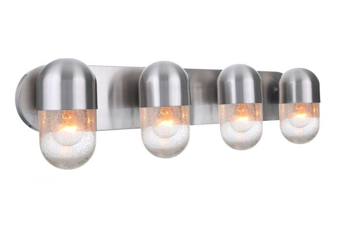 Craftmade - 55004-BNK - Four Light Vanity - Pill - Brushed Polished Nickel