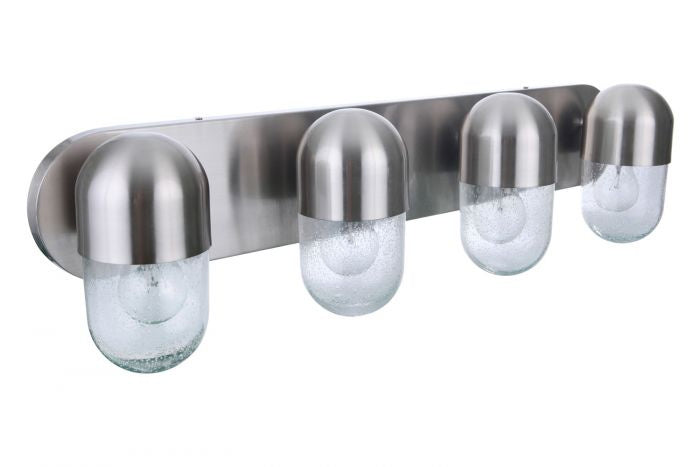Craftmade - 55004-BNK - Four Light Vanity - Pill - Brushed Polished Nickel