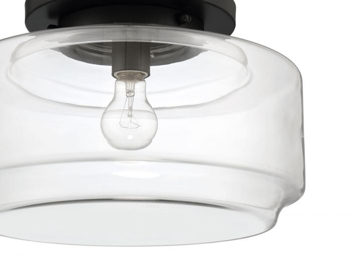 Craftmade - X3114-FB - One Light Flushmount - Peri - Flat Black