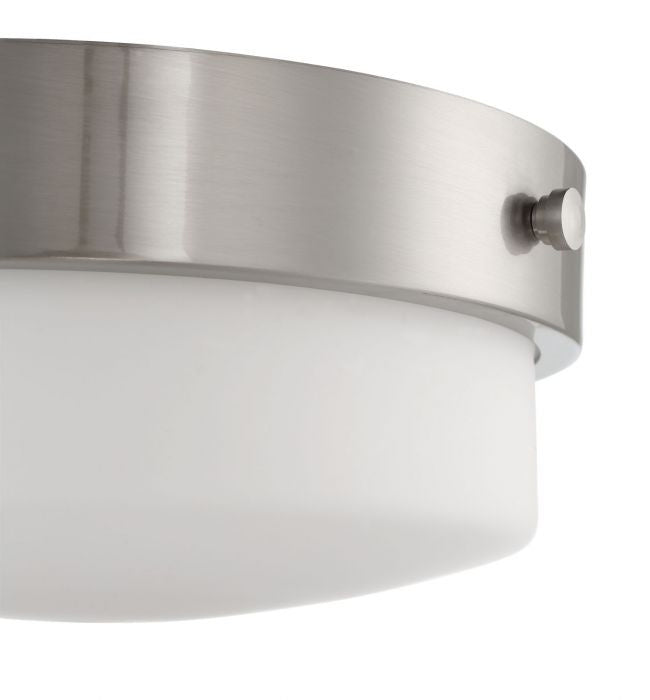 Craftmade - X3212-BNK - Two Light Flushmount - Oak Street - Brushed Polished Nickel