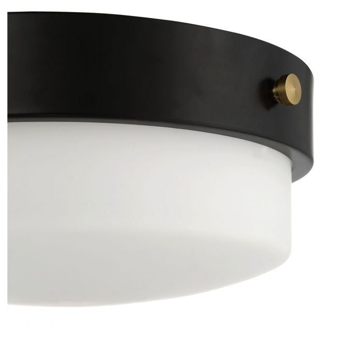 Craftmade - X3212-FB - Two Light Flushmount - Oak Street - Flat Black