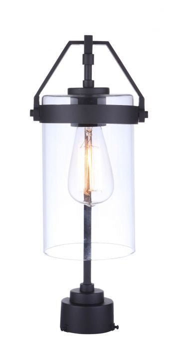 Craftmade - ZA3315-MN - One Light Outdoor Post Mount - Franklin - Midnight