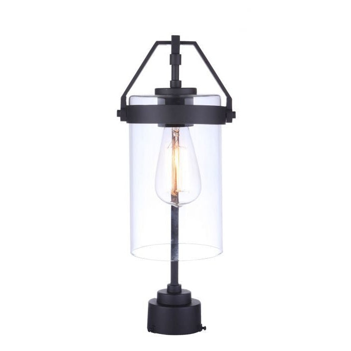 Craftmade - ZA3315-MN - One Light Outdoor Post Mount - Franklin - Midnight