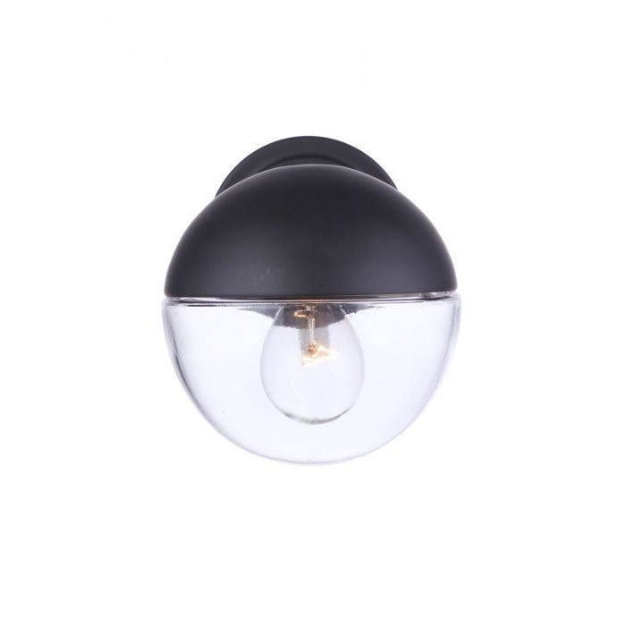 Craftmade - ZA3404-MN - One Light Outdoor Wall Mount - Evie - Midnight