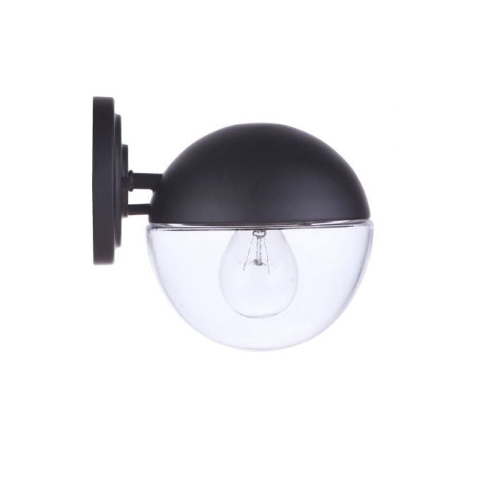 Craftmade - ZA3404-MN - One Light Outdoor Wall Mount - Evie - Midnight