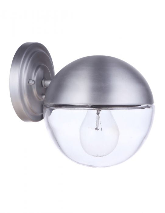 Craftmade - ZA3404-SA - One Light Outdoor Wall Mount - Evie - Satin Aluminum