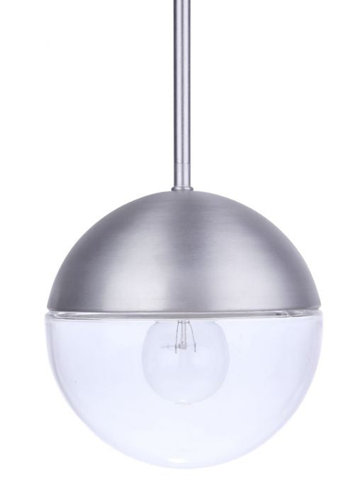 Craftmade - ZA3411-SA - One Light Outdoor Pendant - Evie - Satin Aluminum