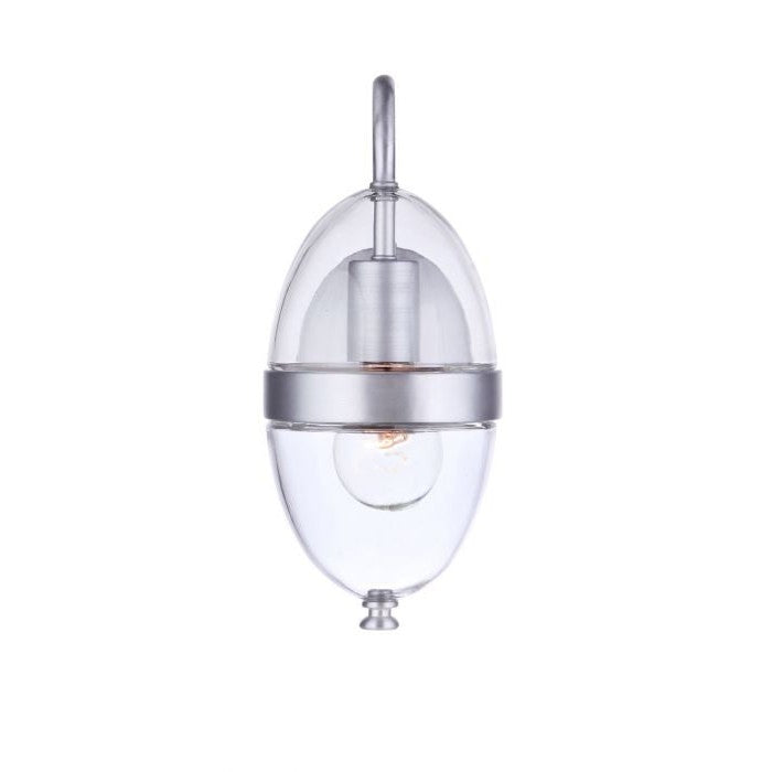 Craftmade - ZA3504-SA - One Light Outdoor Wall Mount - Sivo - Satin Aluminum