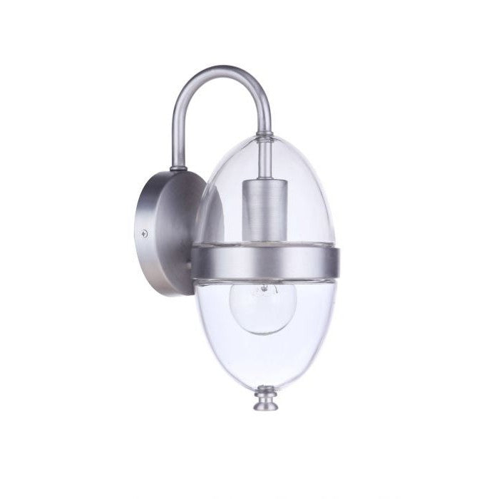 Craftmade - ZA3504-SA - One Light Outdoor Wall Mount - Sivo - Satin Aluminum