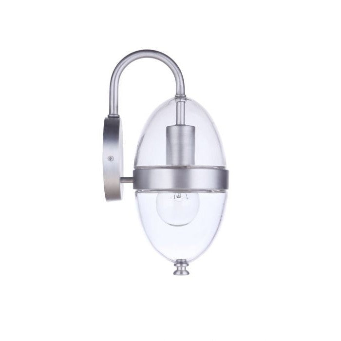 Craftmade - ZA3504-SA - One Light Outdoor Wall Mount - Sivo - Satin Aluminum