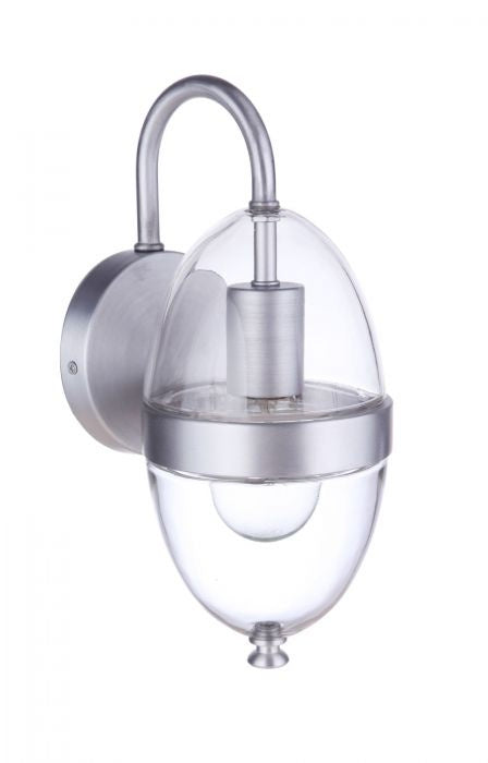 Craftmade - ZA3504-SA - One Light Outdoor Wall Mount - Sivo - Satin Aluminum