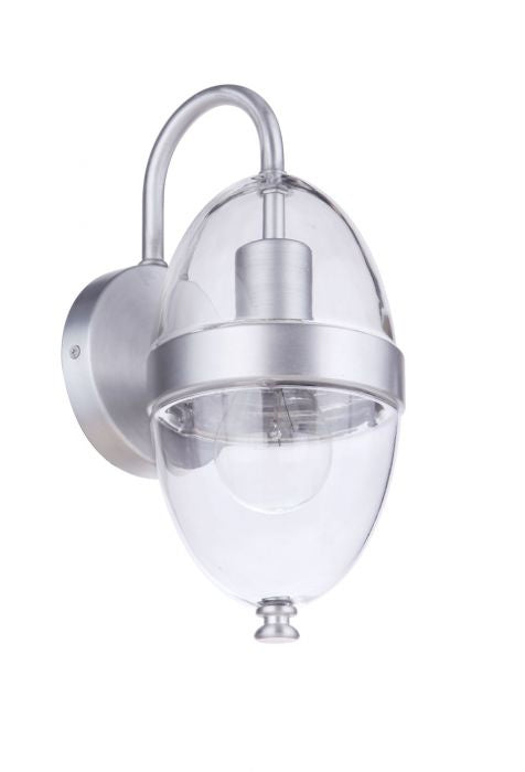 Craftmade - ZA3504-SA - One Light Outdoor Wall Mount - Sivo - Satin Aluminum