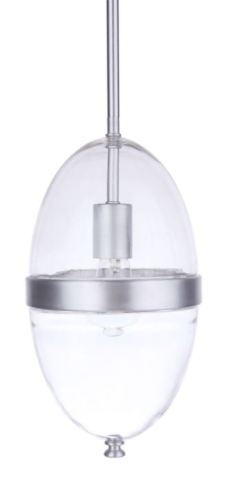 Craftmade - ZA3511-SA - One Light Outdoor Pendant - Sivo - Satin Aluminum