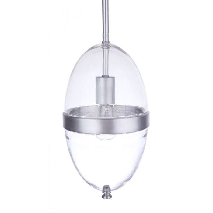 Craftmade - ZA3511-SA - One Light Outdoor Pendant - Sivo - Satin Aluminum
