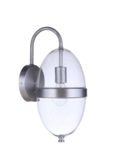 Craftmade - ZA3514-SA - One Light Outdoor Wall Mount - Sivo - Satin Aluminum