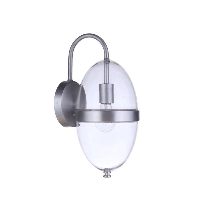 Craftmade - ZA3514-SA - One Light Outdoor Wall Mount - Sivo - Satin Aluminum