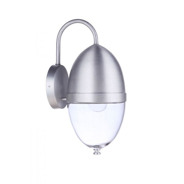 Craftmade - ZA3524-SA - One Light Outdoor Wall Mount - Sivo - Satin Aluminum