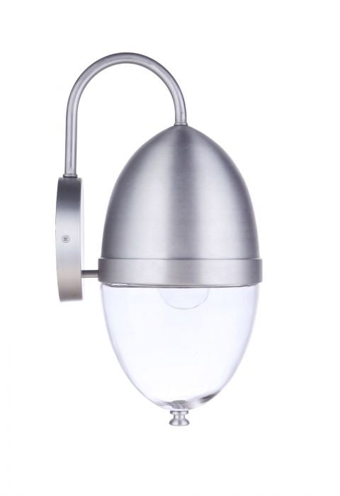 Craftmade - ZA3524-SA - One Light Outdoor Wall Mount - Sivo - Satin Aluminum