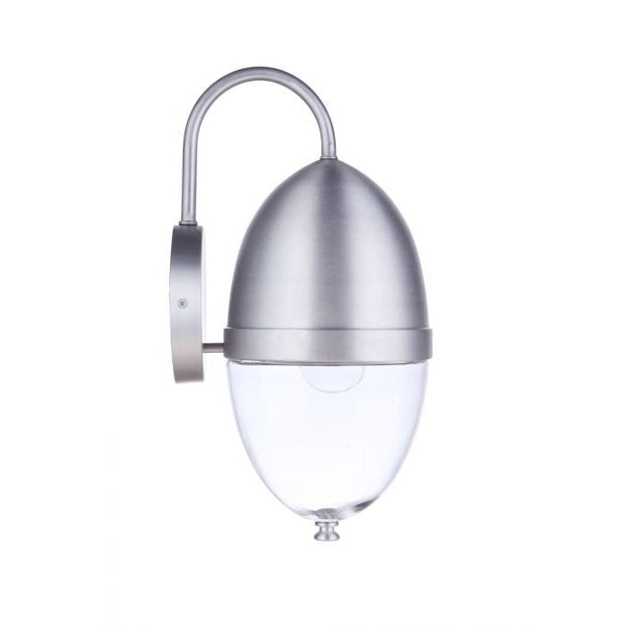 Craftmade - ZA3524-SA - One Light Outdoor Wall Mount - Sivo - Satin Aluminum
